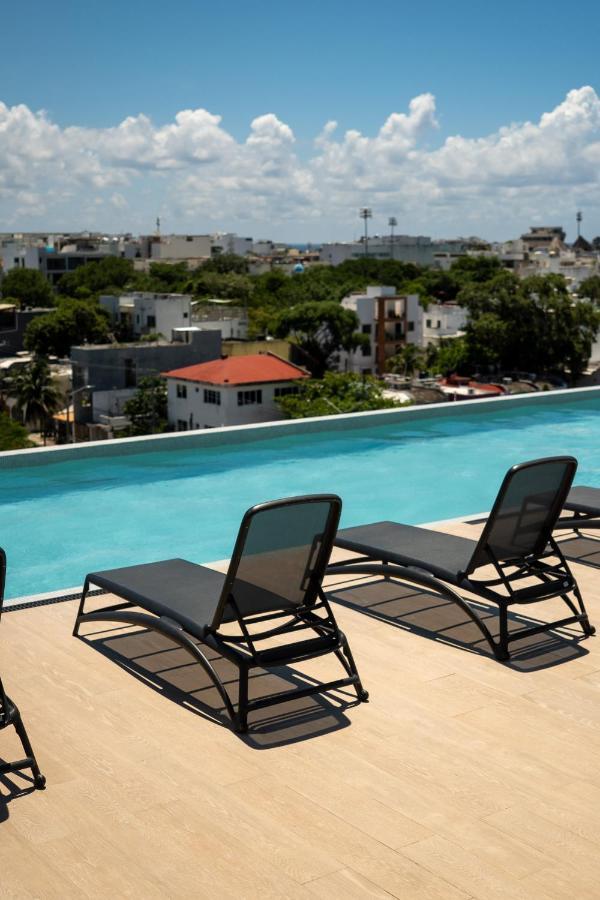 Fancy 3 Bedroom Apartments In Downtown Playa Rooftop Pool Gym Playa del Carmen Luaran gambar