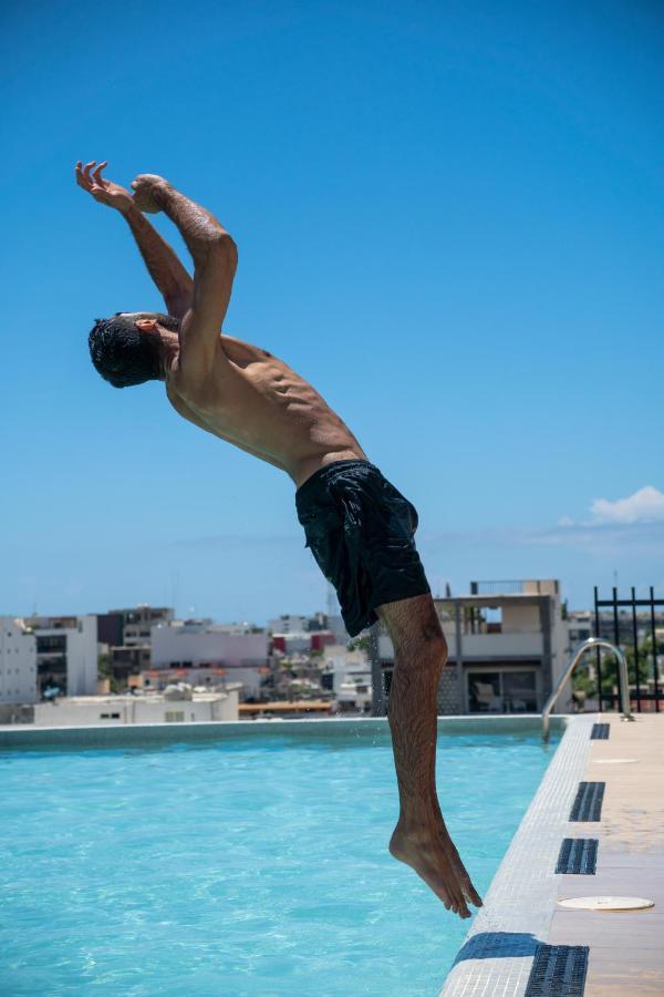 Fancy 3 Bedroom Apartments In Downtown Playa Rooftop Pool Gym Playa del Carmen Luaran gambar